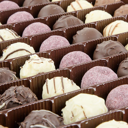 Praline di tartufo - miscela, 7 varietà, Dreimeister, 1 kg, circa 77 pezzi.