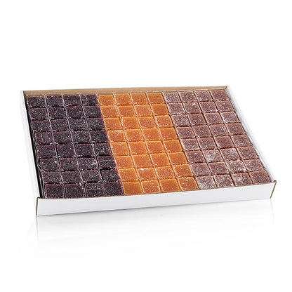 Valrhona "Pate de Fruits", 6 varietà di gelatine di frutta, 1,8 kg, 192 pezzi.