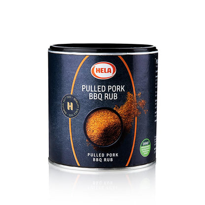 HELA Rub Pulled Pork Preparato per BBQ, piccante - affumicato, 400 g
