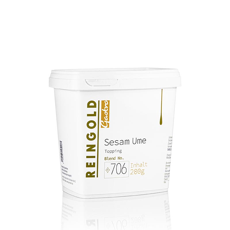 Semi di sesamo aromatizzati all'Umeboshi, 200 g - Un'alternativa fruttata e leggermente pastosa al limone che può fornire un ottimo contrasto con i semi di sesamo croccanti in piatti eccitanti.