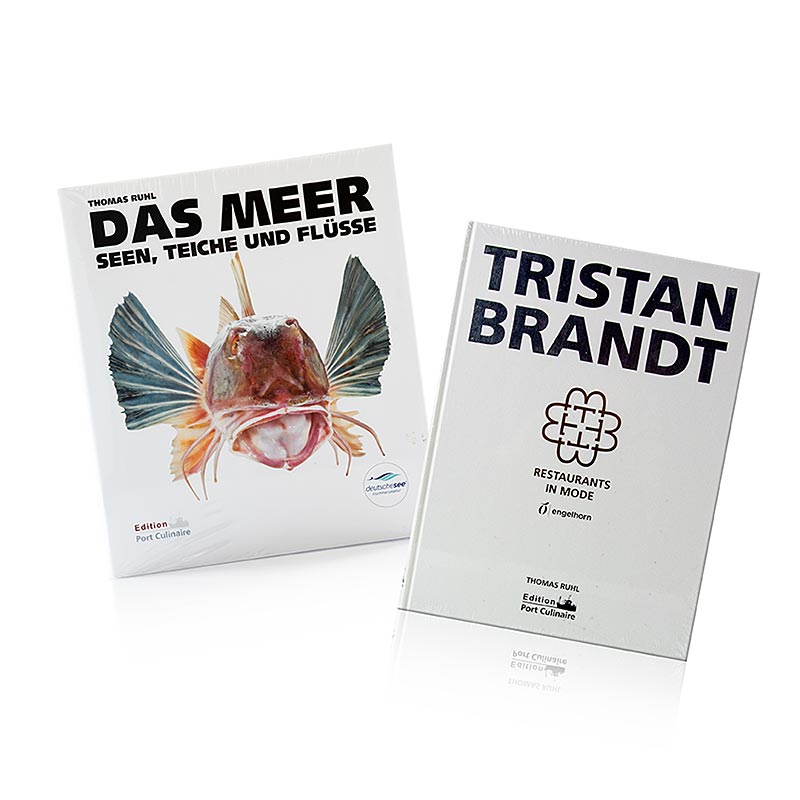Bundle di libri "The Sea & Tristan Brand", 2 libri, Edition Port Culinaire, 2 pezzi.