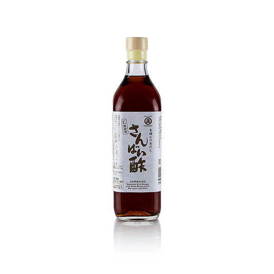 Aceto di bonito, Sanbaizu (aceto di dashi), Giappone, 700 ml - Aceto tradizionale giapponese a base di bonito e dashi, perfetto per esaltare il sapore in cucina e nei condimenti.