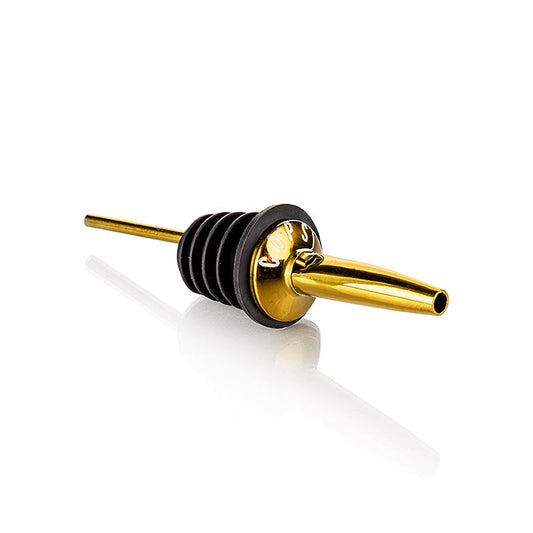 Versatore per bevande in oro con incisione, 1 pz - Lussuoso versatore per bevande in colore oro