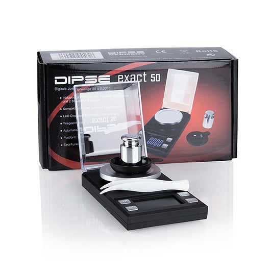 Bilancia/bilancia per tartufi, Dipse EXACT 50 Digital, leggibilità 0-100g/0,001g, 1 pz.