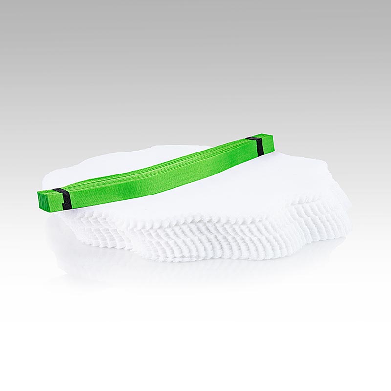 The Original Lemon Wraps, bianco, con cravatta verde, 100 pz.