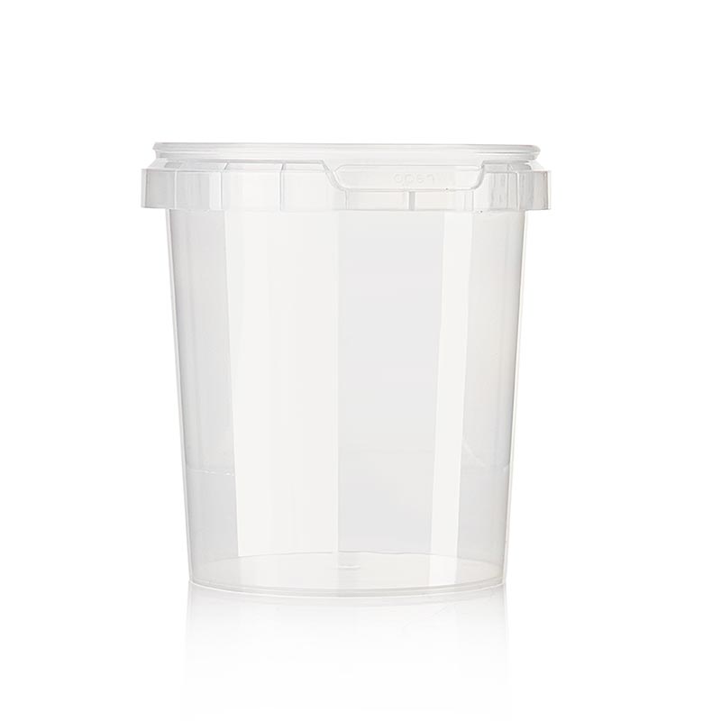 Barattolo di plastica "Circlecup", rotondo, SENZA coperchio, ø 95x120mm, 520ml, 1 pz.