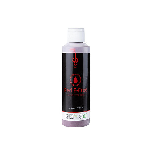 Burro di cacao rosso in confezione IBC da 245 g, ideale per cioccolato e dessert con un'etichetta pulita Scoprite un burro di cacao versatile e di alta qualità per risultati professionali in cucina