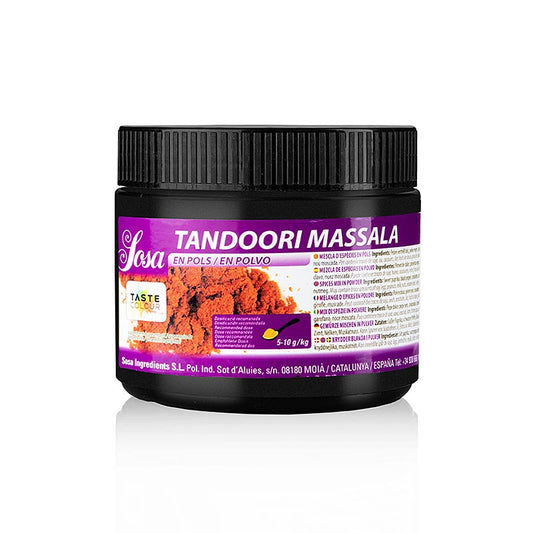 Alta qualità Sosa Miscela di spezie Tandoori Masala in lattina da 200 g con esotici sapori indiani, ideale per piatti a base di pollo e agnello tandoori