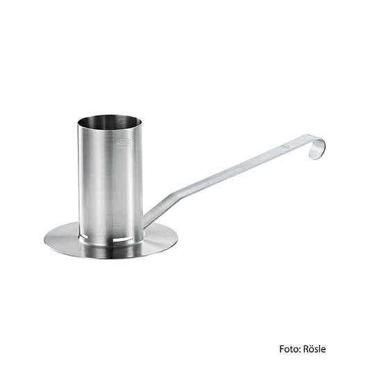 Rösle BBQ chicken roaster (supporto per pollame) (25078), 1 pz - Pentola in acciaio inox di alta qualità per pollame succoso e croccante alla griglia, lavabile in lavastoviglie, 23,5 x 18 x 9 cm