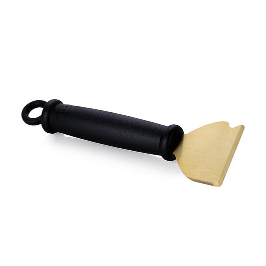 Impugnatura ergonomica e lama flessibile in acciaio inox per rimuovere senza fatica i residui di cibo bruciati e lo sporco Lavabile in lavastoviglie e resistente - un must per ogni cucina