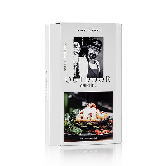 Una foto di THE GOLDEN CIRCLE Corso individuale di cucina all'aperto/ Andi Schweiger, 1 St corso di cucina con Andi Schweiger che dimostra le tecniche di cucina all'aperto