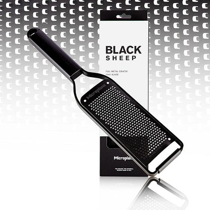 Grattugia Microplane Black Sheep, Grattugia fine, acciaio inox nero (43004), 1 pz.