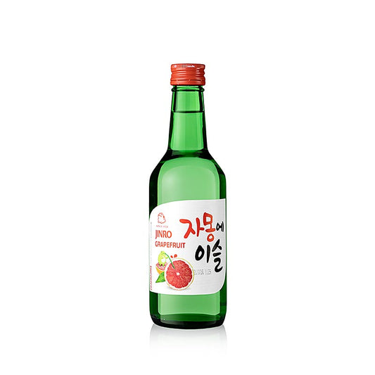 Soju Pompelmo, acquavite coreana, 13 % vol., Jinro, 360 ml