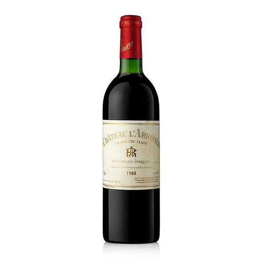 Chateau L'Arrosee 1988 St Emilion 1st Cru Bordeaux, 12,5 % vol., 94 WS, 750 ml