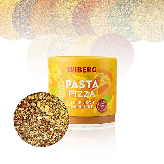 Wiberg, Pasta/Pizza, miscela di spezie di ispirazione italiana, 85 g | Sale, pepe, spezie, aromi, verdure essiccate | thungourmet