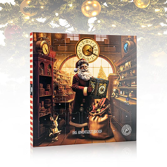 Calendario dell'Avvento "Adventszeitlädchen", con cioccolatini, analcolico, Peters, 300 g