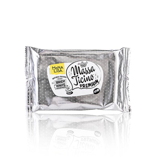 Massa Ticino guarnizione per torte, Sposa Bianca, tropica, 250 g