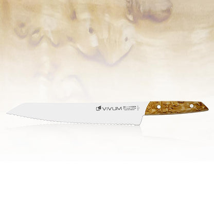 Coltello da pane VIVUM, seghettato, con manico in legno, 26 cm, DICK, 1 pz.