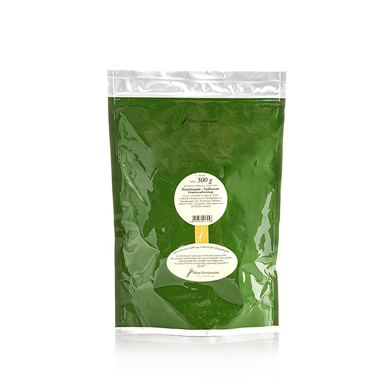 Autentica miscela di spezie indiana Vadouvan con scalogno e aglio in un barattolo da 500 g Versatile per verdure, salse, carne e pesce Scoprite il sottile sapore di curry di Altem Gewürzamt