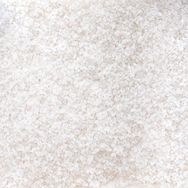 Sale marino bianco prodotto in modo sostenibile con puro sapore di oceano