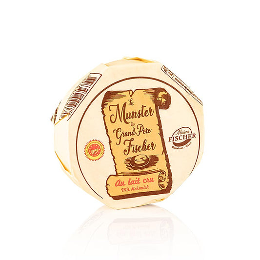 Munster de GrandPere Fischer AOP DOP, formaggio a pasta molle a latte crudo, 200 g
