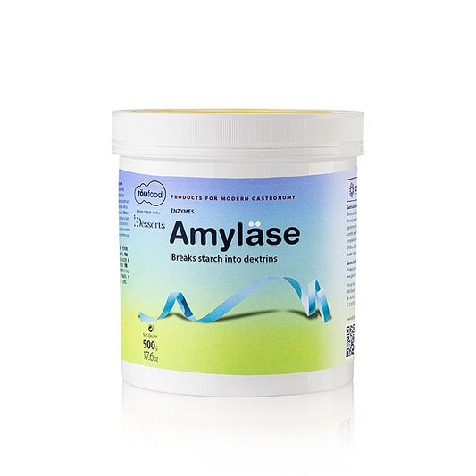 AMYLASE in polvere, enzima amilasi, TÖUFOOD, 500 g