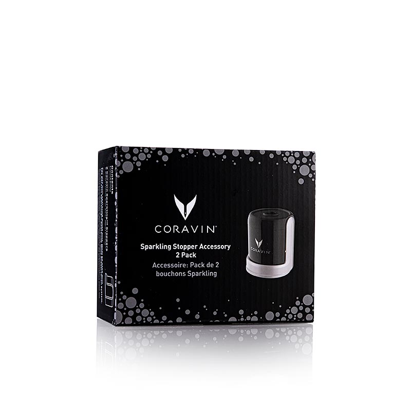 Sistema di accesso al vino Coravin - Tappi "Sparkling", incl. 2 manicotti per bottiglie di vino, 2 pz.
