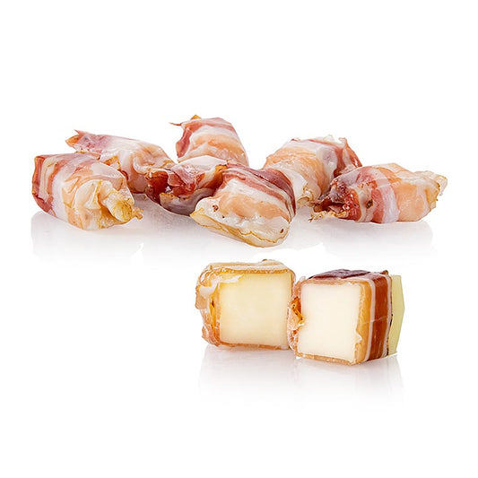 Formaggio al bacon VULCANO, formaggio di pecora e bacon di prima qualità, dalla Stiria, 120 g