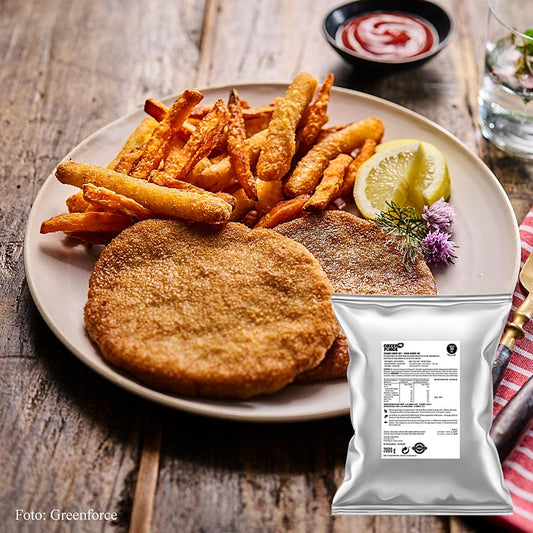 Cotoletta vegana Greenforce MIX, a base di proteine di pisello, halal, 2 kg