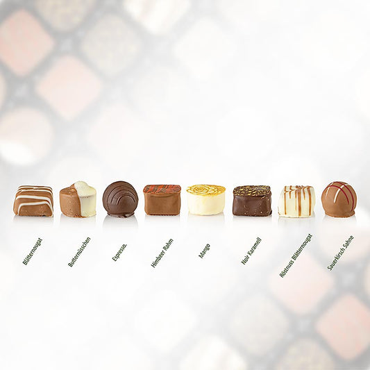 Miscela di praline esclusiva di BOS FOOD, prodotta da Coppeneur, senza alcol, 950 g, 80 pezzi