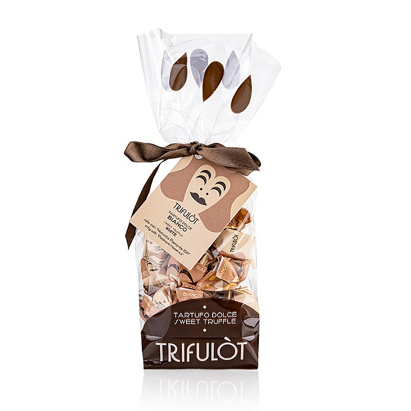 Tartuflanghe trifulòt - Tartufo pralinato Alba mini, cioccolato bianco 180 g