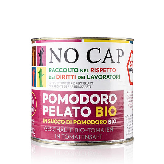 Pomodori biologici pelati in barattolo da 2,5 kg, ideali per sughi e stufati Privi di pesticidi chimici e fertilizzanti artificiali, perfetti per cuochi dilettanti e professionisti