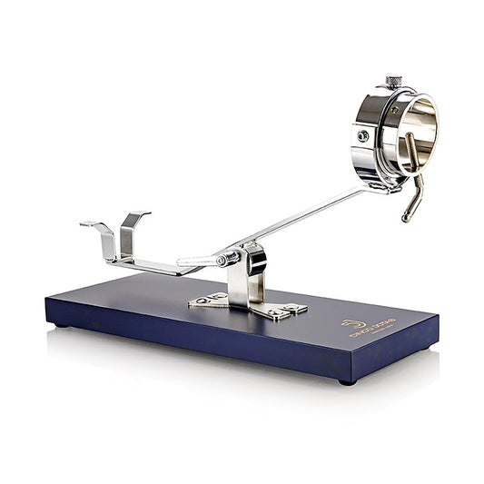 Supporto per prosciutto, per prosciutto intero con base, Cinco Jotas, 1 pz - Un elegante supporto per prosciutto per presentare e conservare il delizioso prosciutto intero di Cinco Jotas