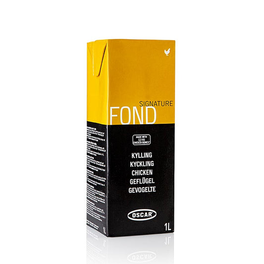 Brodo di pollame Oscar Signature, liquido, pronto per la cottura, 1 l