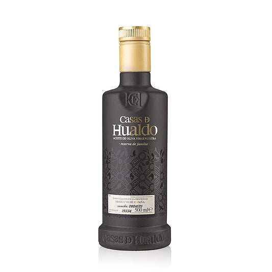 Olio extravergine di oliva Casas D Hualdo, Reserva De Familia, Cuvee, Spagna, 500 ml