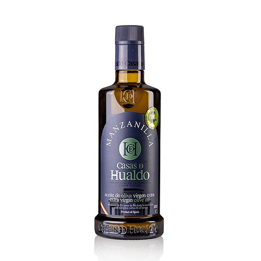 Olio extravergine di oliva Casas D Hualdo, 100% MANZANILLA, Spagna, 500 ml