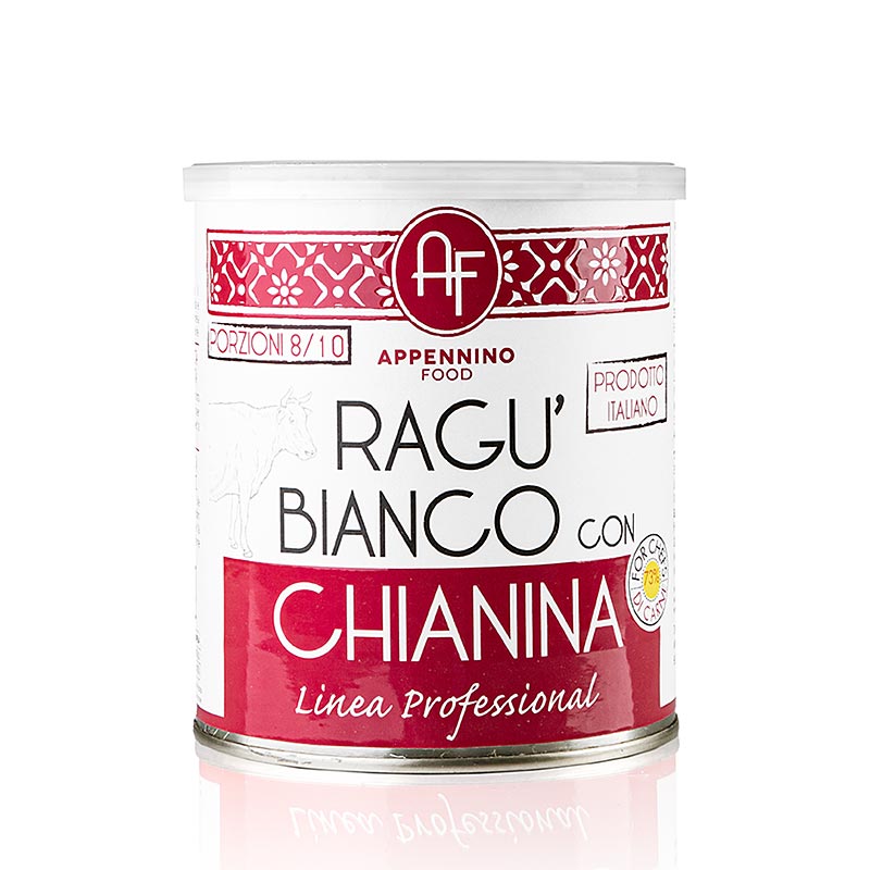 Ragù di vacche bianche "Chianina", Appennino alimentare, 800 g