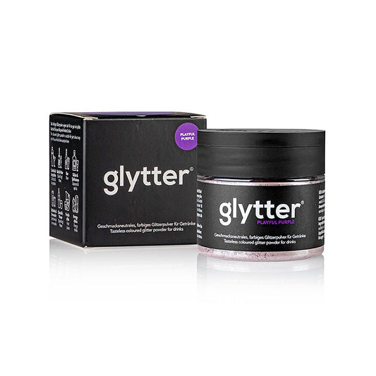 glytter "Playful Purple", glitter alimentare in polvere, (viola), 10 g