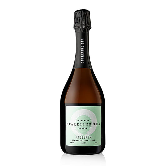 Copenhagen Sparkling Tea LYSEGRON Sencha, tè verde e agrumi, biologico, 750 ml