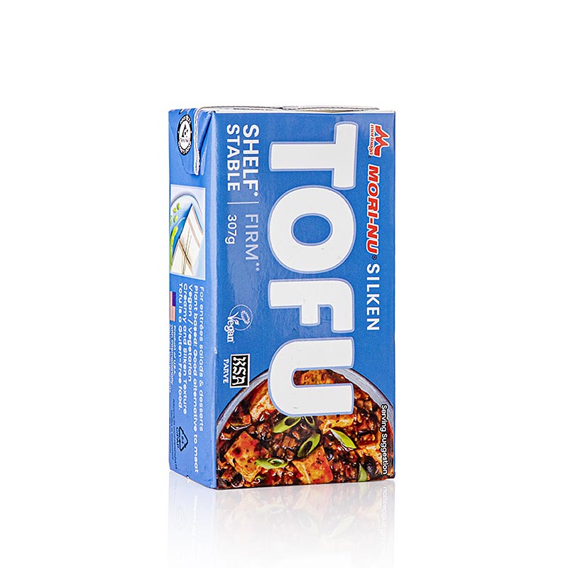 Tofu di seta, solido, blu (Mori-Nu), Morinaga, 307 g