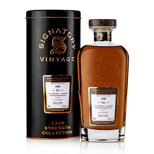 Whisky single malt Jura Sigatnory 2009-2025, 54,4% vol., Isola di Jura, 700 ml