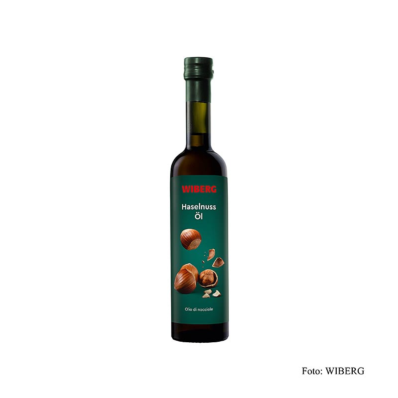 Olio di nocciole Wiberg, spremuto a freddo, da nocciole tostate, 500 ml