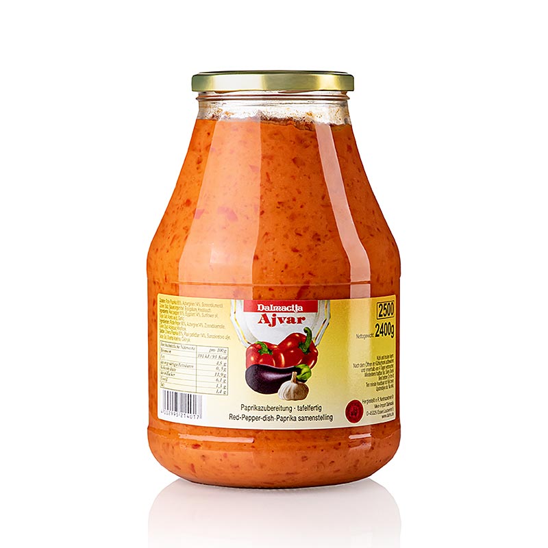 Ajvar, preparato a base di peperoni, Dalmacija, 2,4 kg | Salse, zuppe, brodi | thungourmet