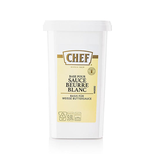 CHEF Beurre Blanc, base per salsa al burro bianco, in polvere (per circa 9,8 litri), 1,02 kg