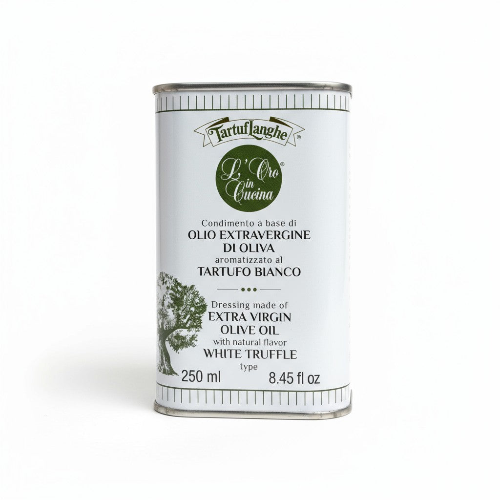 TARTUFLANGHE Olio extravergine di oliva aromatizzato al tartufo bianco, 250 ml