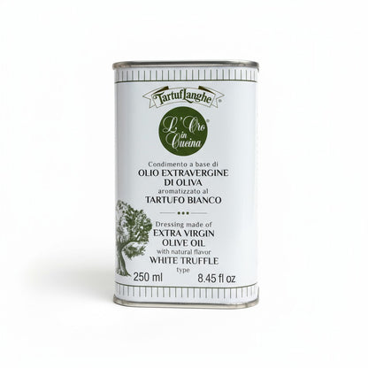 TARTUFLANGHE Olio extravergine di oliva aromatizzato al tartufo bianco, 250 ml