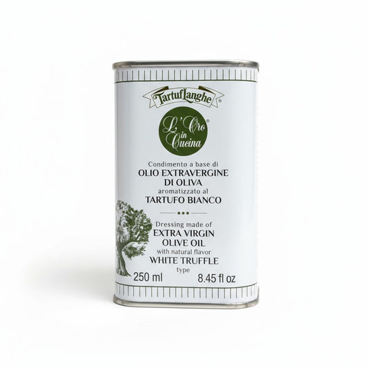 TARTUFLANGHE Olio extravergine di oliva aromatizzato al tartufo bianco, 250 ml